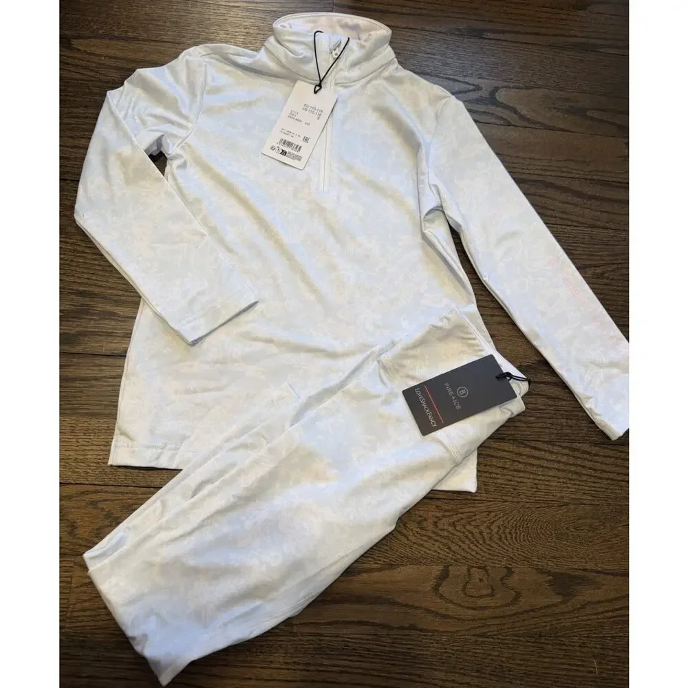 bogner fire ice x love shack fancy Girls Base Layers Jacket Leggings S NWT $230